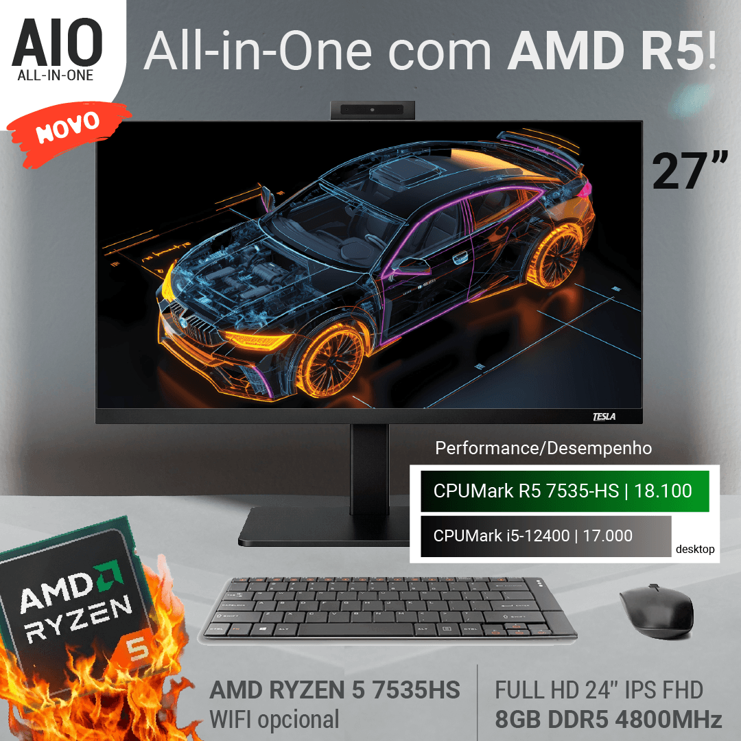 Computer All-in-One - AIO-27-R5-7535HS